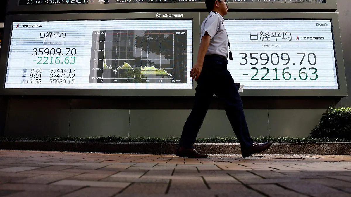 Caida de bolsas en el mundo_lunes negro_Japon_Nikkei